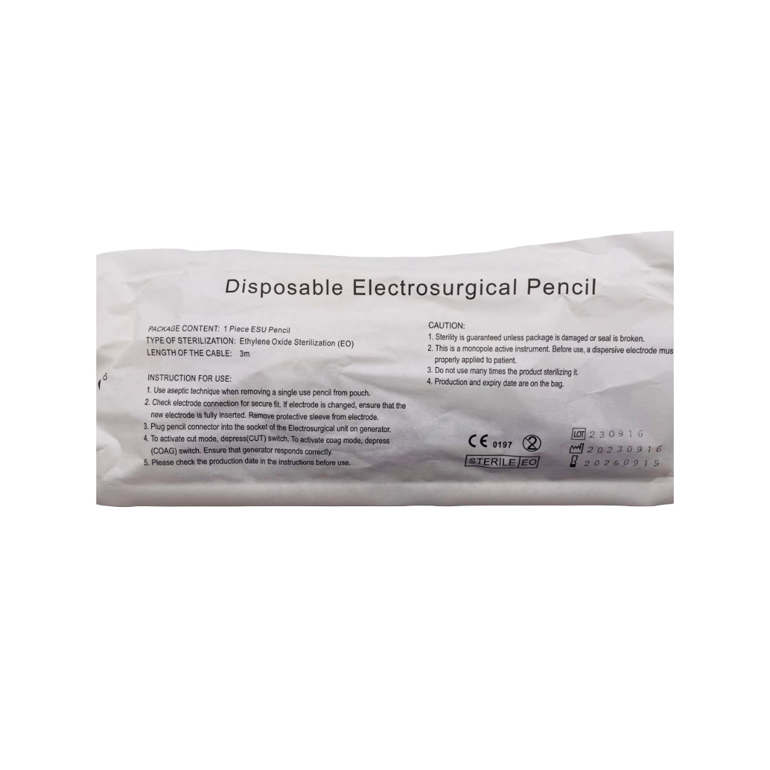 Disposable Electrosurgical (ESU) Pencil/Pen