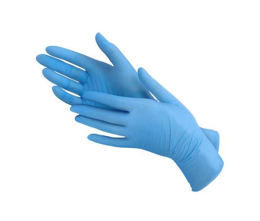 Nitrile Gloves Box of 100 Blue